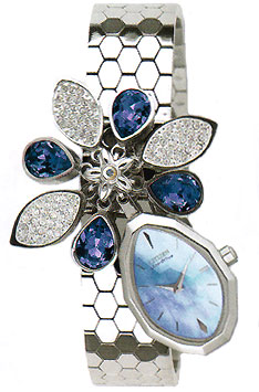 Citizen Lobella Blue Flower Ladies Watch EG2320-59N