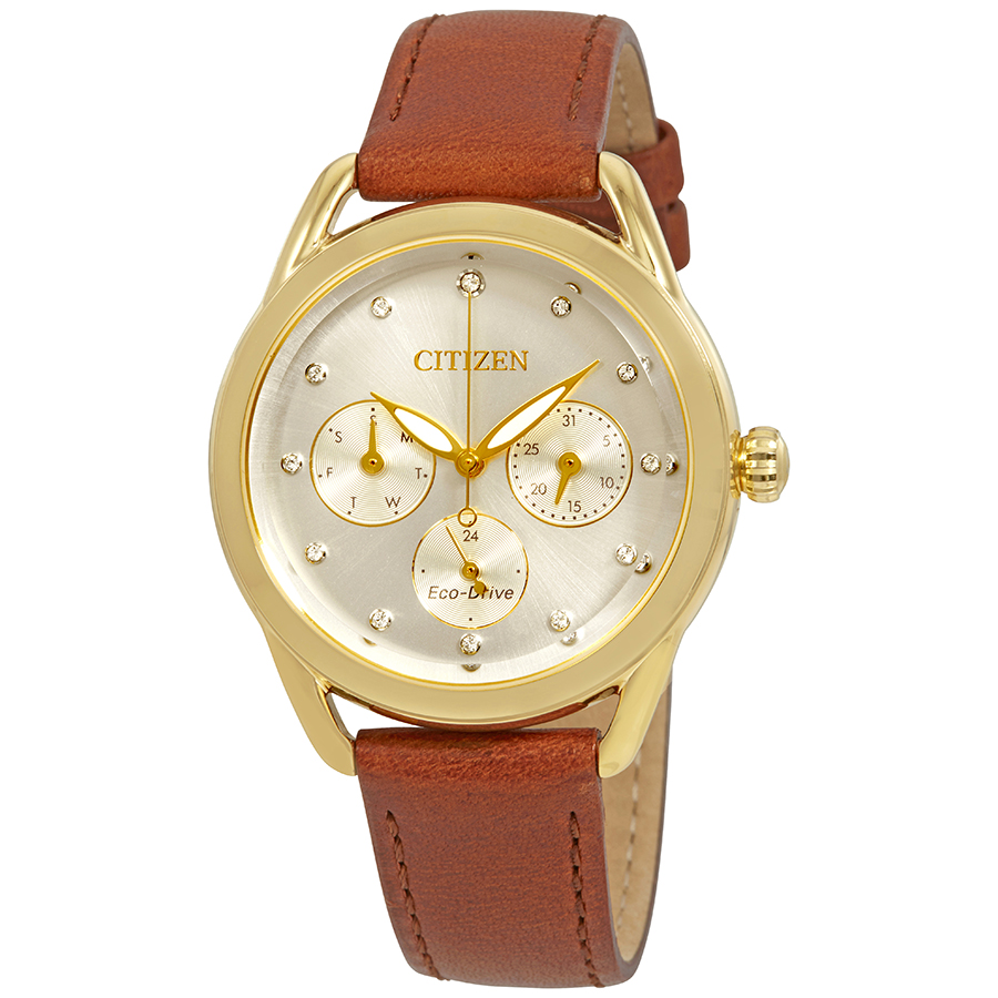Citizen LTR Crystal White Dial Ladies Watch FD2052-07A