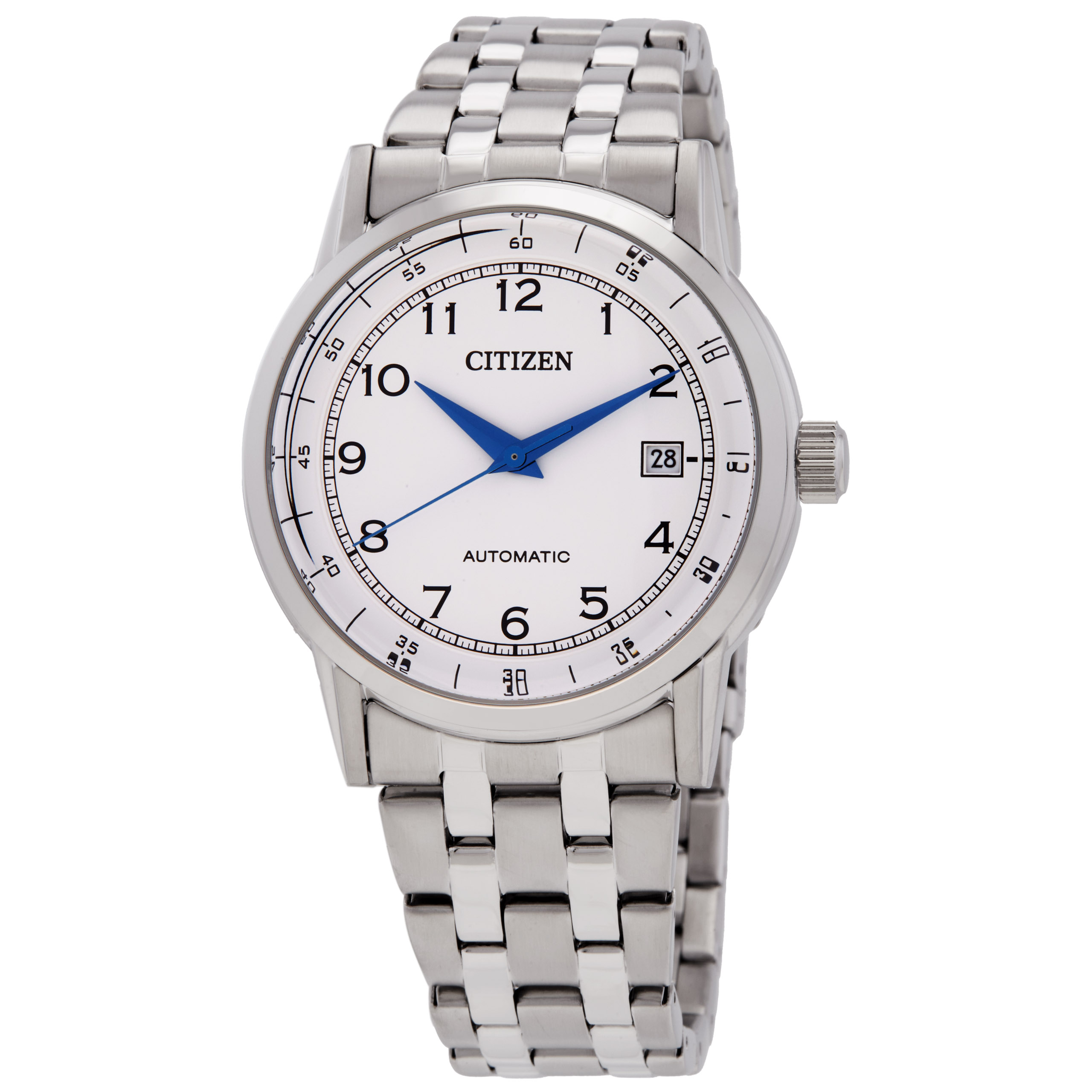 Citizen Mechanical Automatic White Dial Men's Watch NJ0210-56A