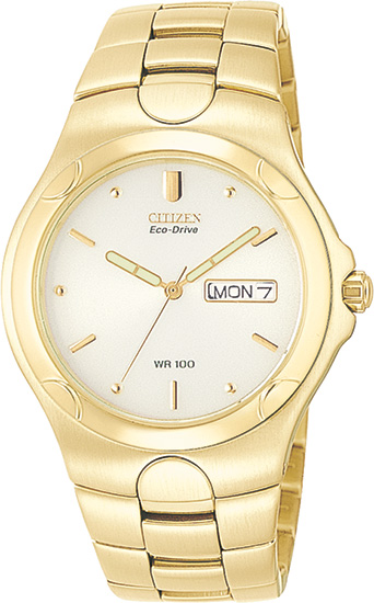 Citizen Men's Corso Eco Drive Gold-Tone Watch BM8082-53P