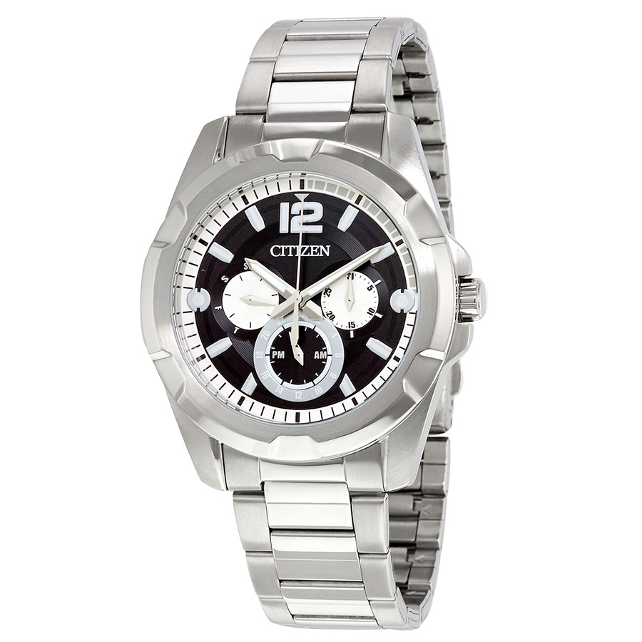 Citizen Multi-Function Black Dial Men's Watch AG8330-51E