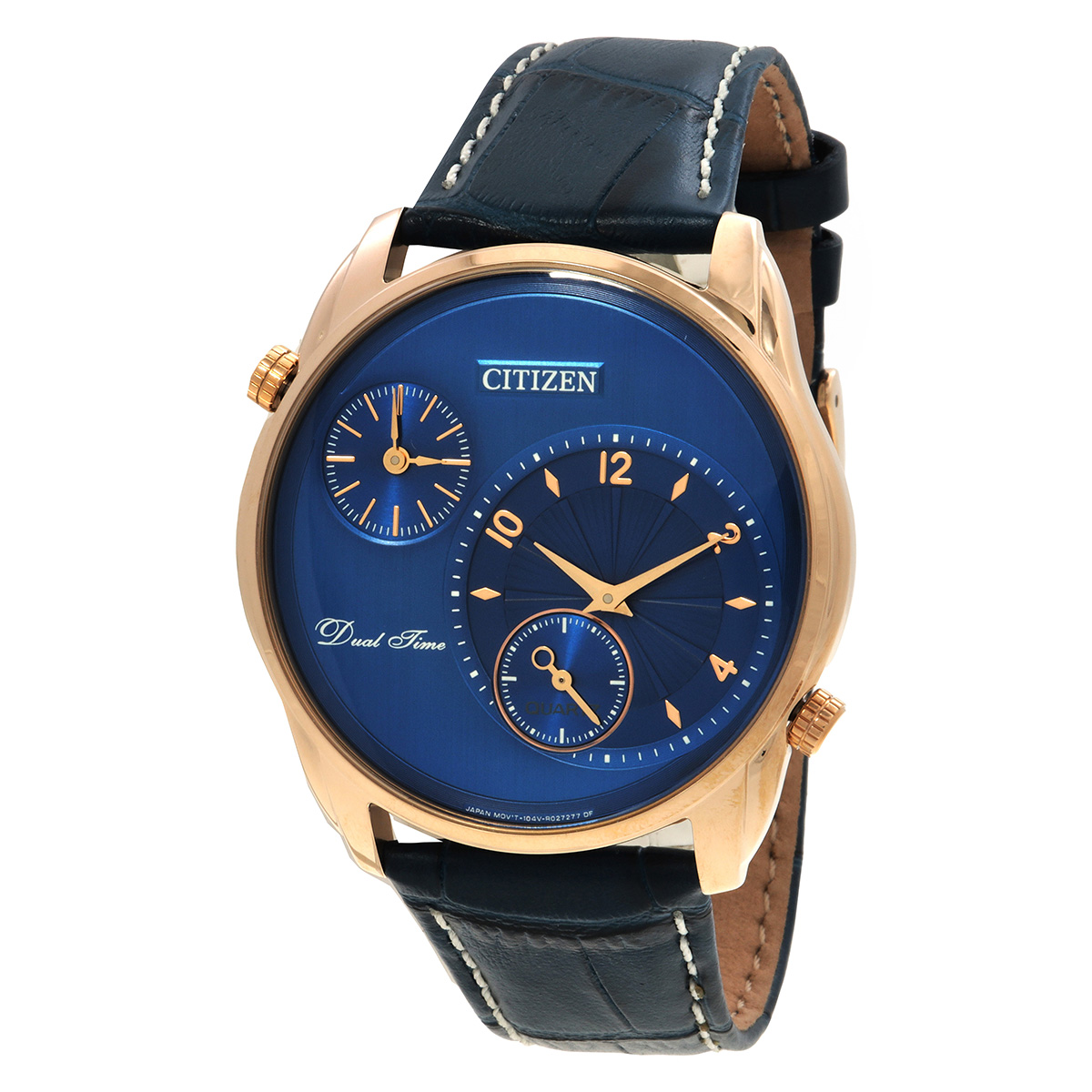 Citizen Oxy Dual Time Quartz Blue Dial Men's Watch AO3033-00L