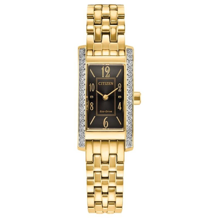 Citizen Palidoro Black Dial Ladies Watch EG7112-59E