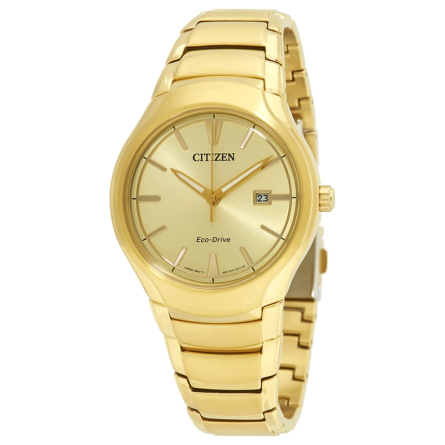 Citizen Paradigm Gold Dial Yellow Gold-tone Men's Watch AW1552-54P