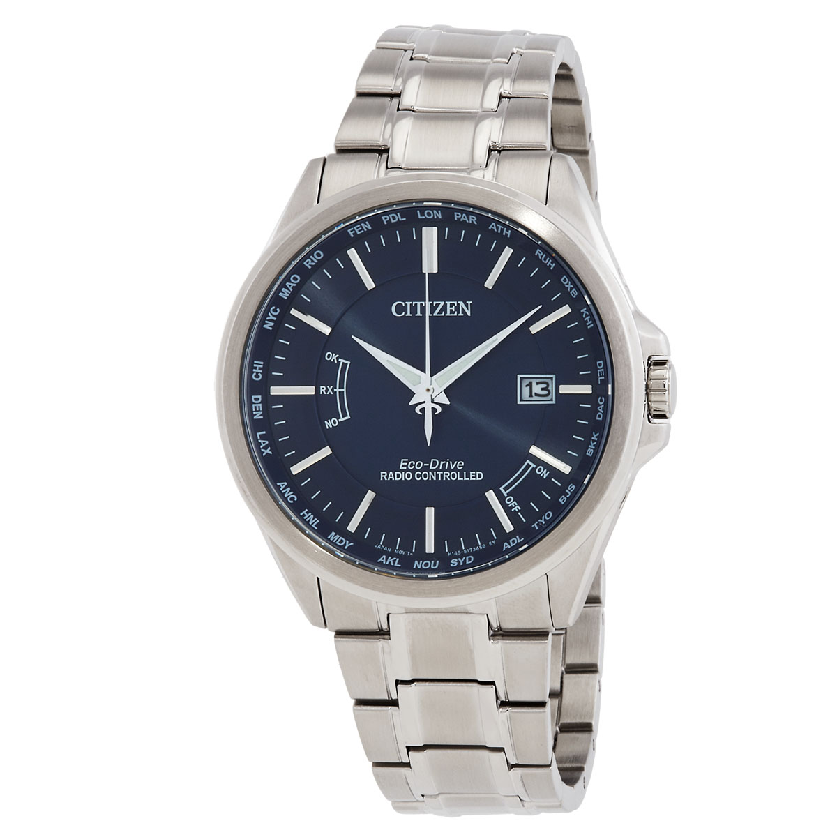 Citizen Perpetual World Time Blue Dial Men's Watch CB0250-84L