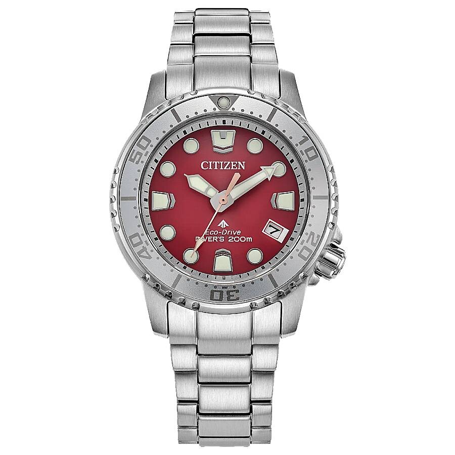 Citizen Promaster Dive Red Dial Ladies Watch EO2027-50Z