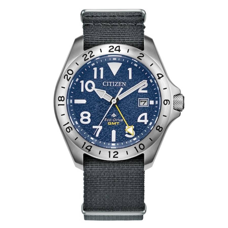 Citizen Promaster Land GMT Eco-Drive Navy Dial Men's Watch BJ7150-09L