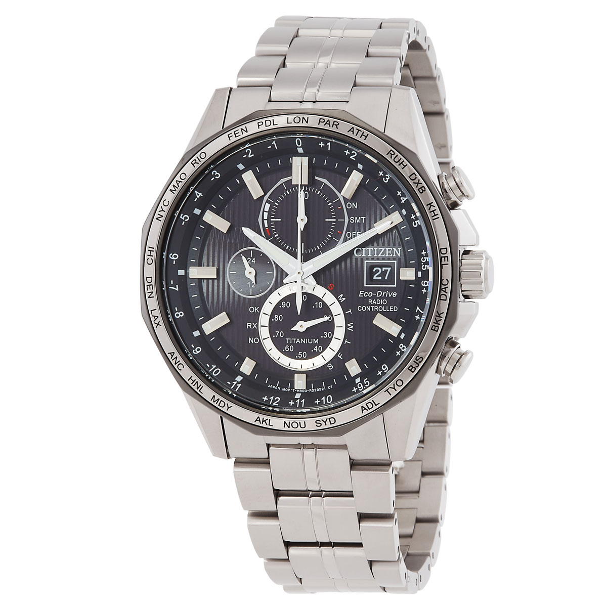 Citizen Promaster Perpetual World Time Chronograph Quartz Black