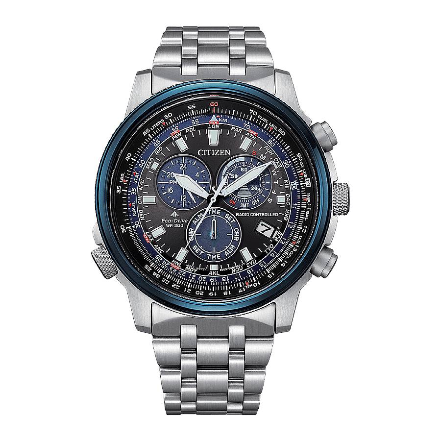 Citizen Promaster Sky Perpetual Alarm Black Dial Men's Watch