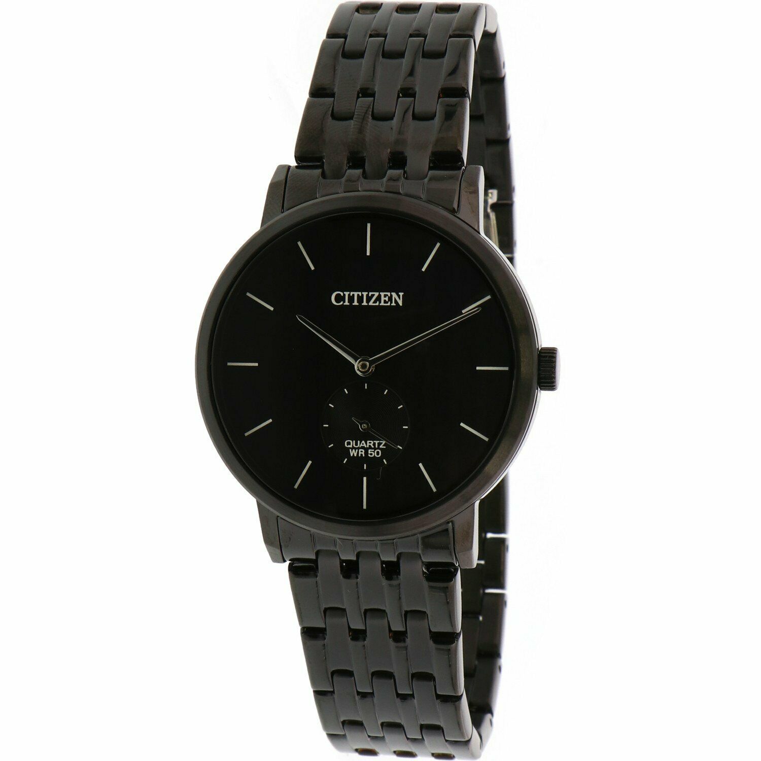 Citizen Quartz Black Dial Black-plated Men's Watch BE9175-52E