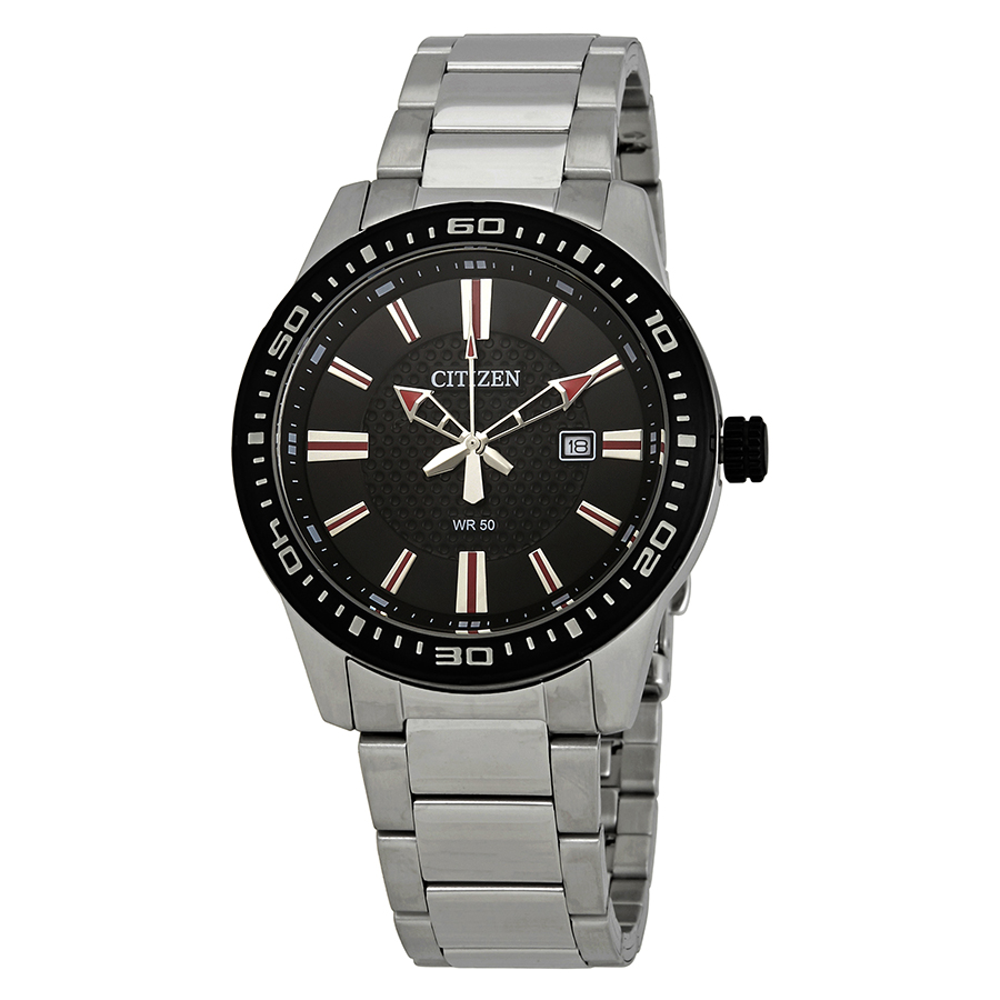 Citizen Quartz Black Dial Men's Watch BI1061-50E