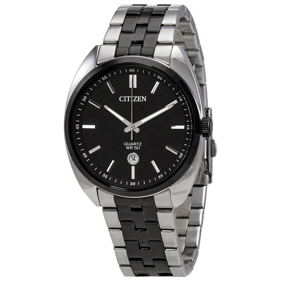 Citizen Quartz Black Dial Twotone Men's Watch BI509858E 4974374296221