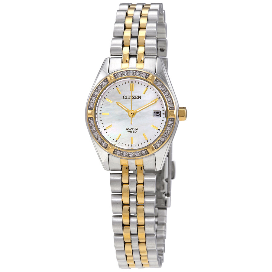 Citizen Quartz Crystal Ladies Watch EU6064-54D 4974374261885 - Watches -  Jomashop