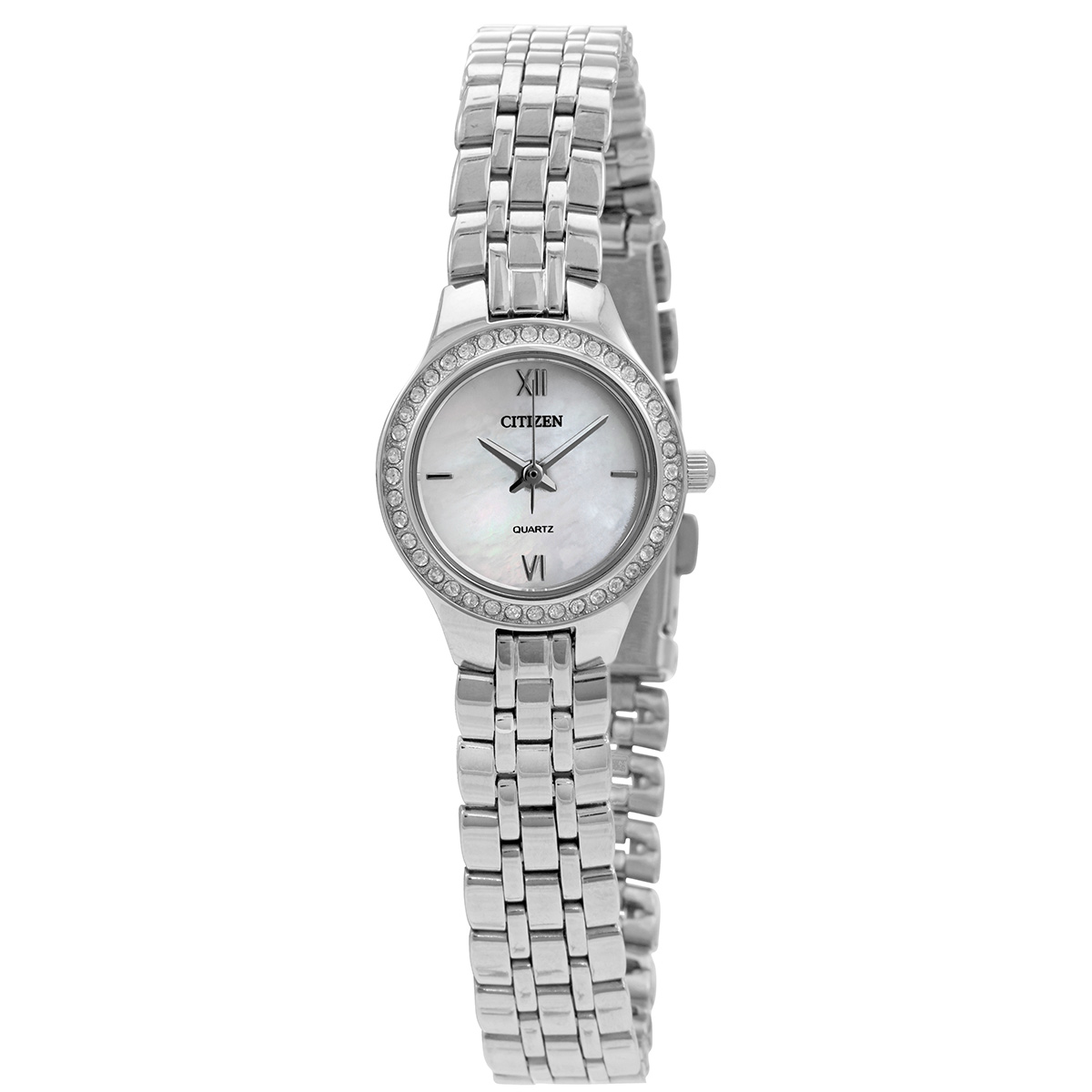 Citizen Quartz Crystal Mother of Pearl Dial Ladies Watch EJ6140-57D