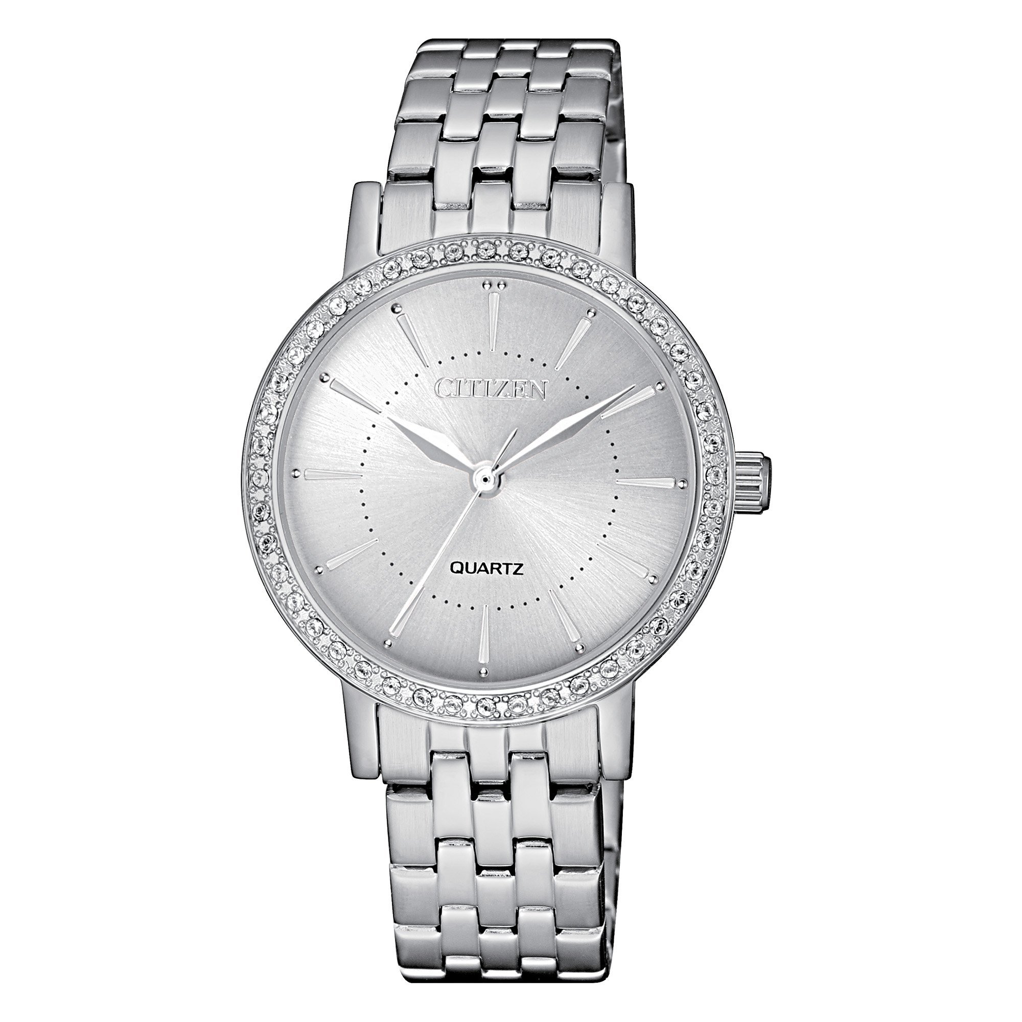 Citizen Quartz Silver Dial Ladies Watch EL3040-80A