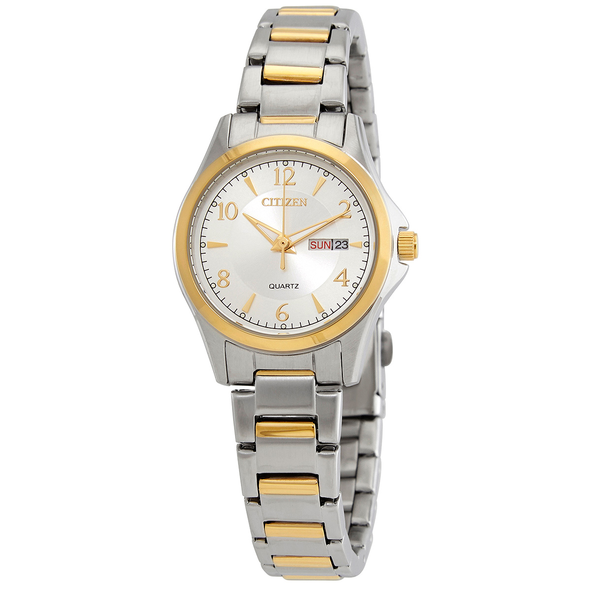 Citizen Quartz Silver Dial Ladies Watch EQ0595-55A