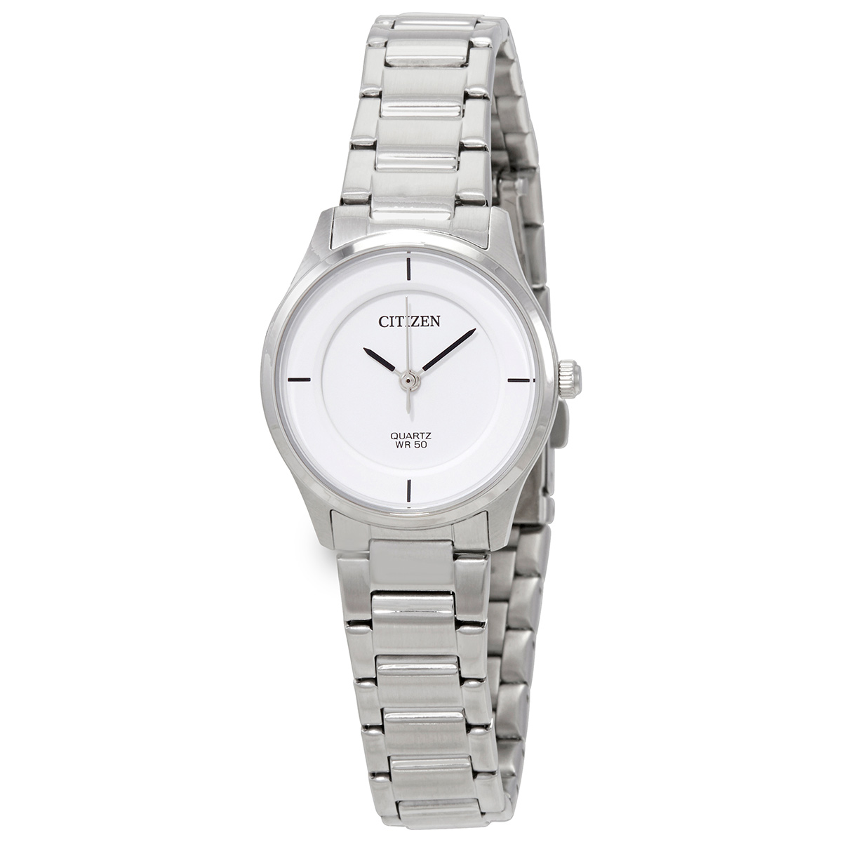 Citizen Quartz Silver Dial Stainless Steel Ladies Watch ER0201-81B