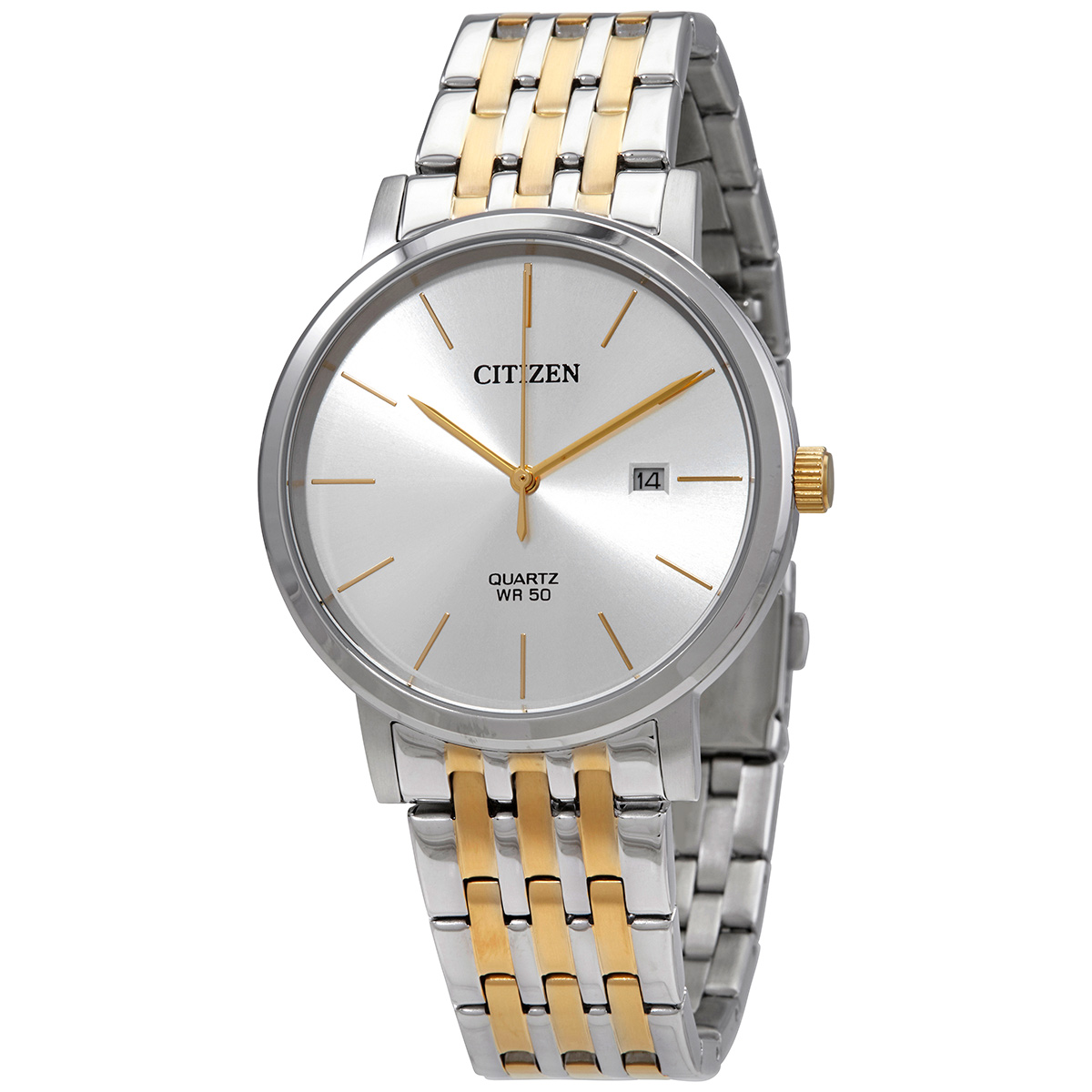 Citizen Quartz Silver Dial Two-tone Men's Watch BI5074-56A