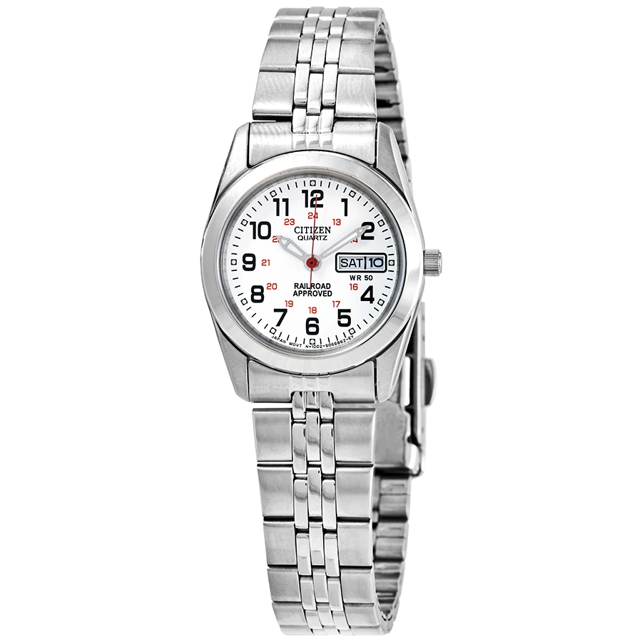 Citizen Quartz White Dial Ladies Watch EQ0510-58A