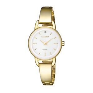 Citizen Quartz White Dial Ladies Watch EZ6372-51A
