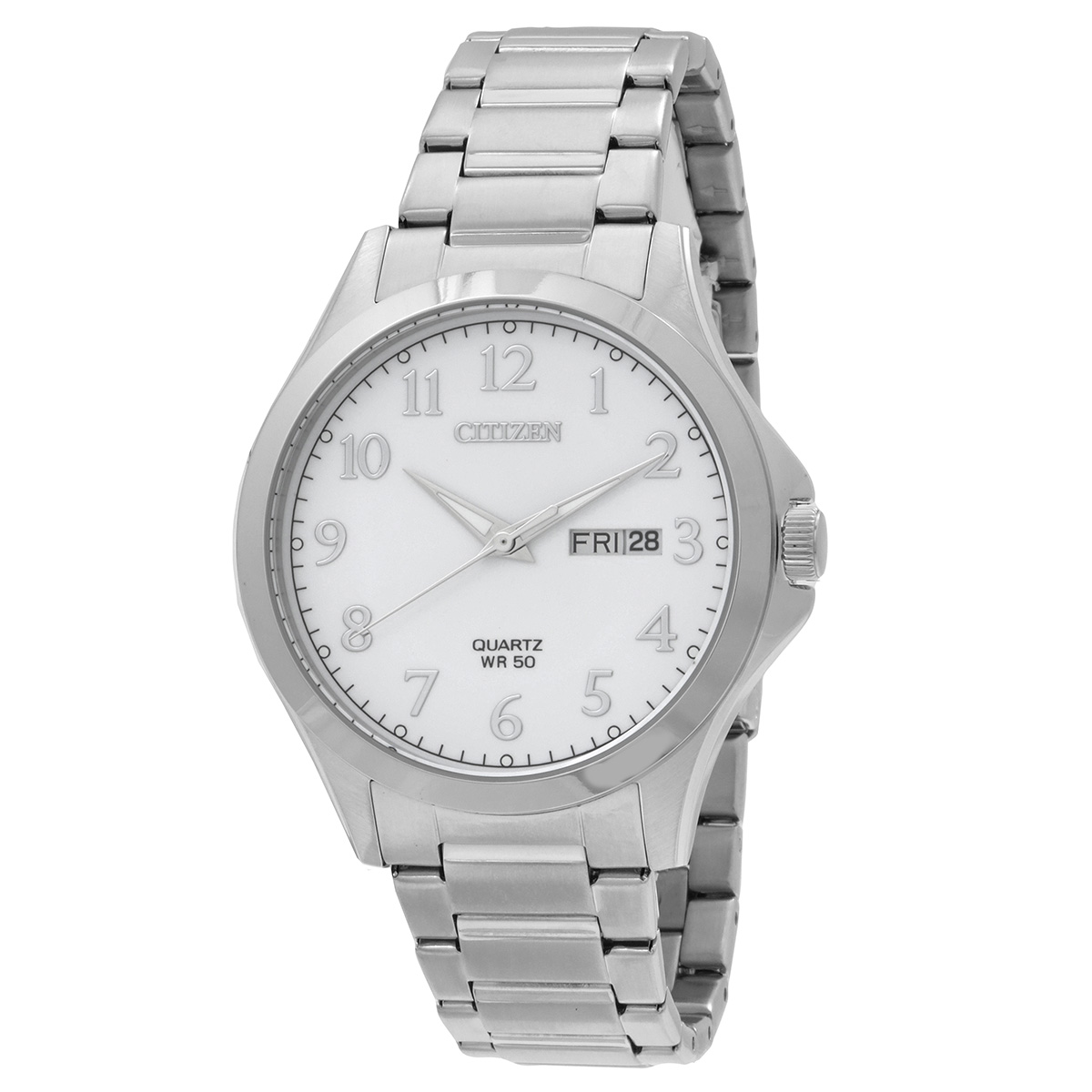 Citizen Quartz White Dial Men's Watch BF2021-82A