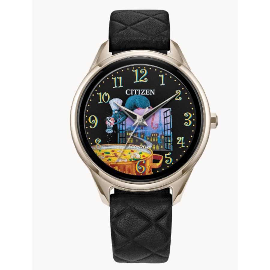 Citizen Ratatouille Automatic Black Dial Ladies Watch FE7103-04W
