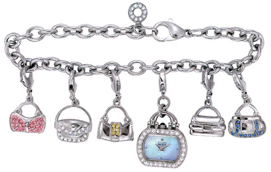 Citizen Silhouette Charm Bracelet Purses Ladies Watch EG2310-61N