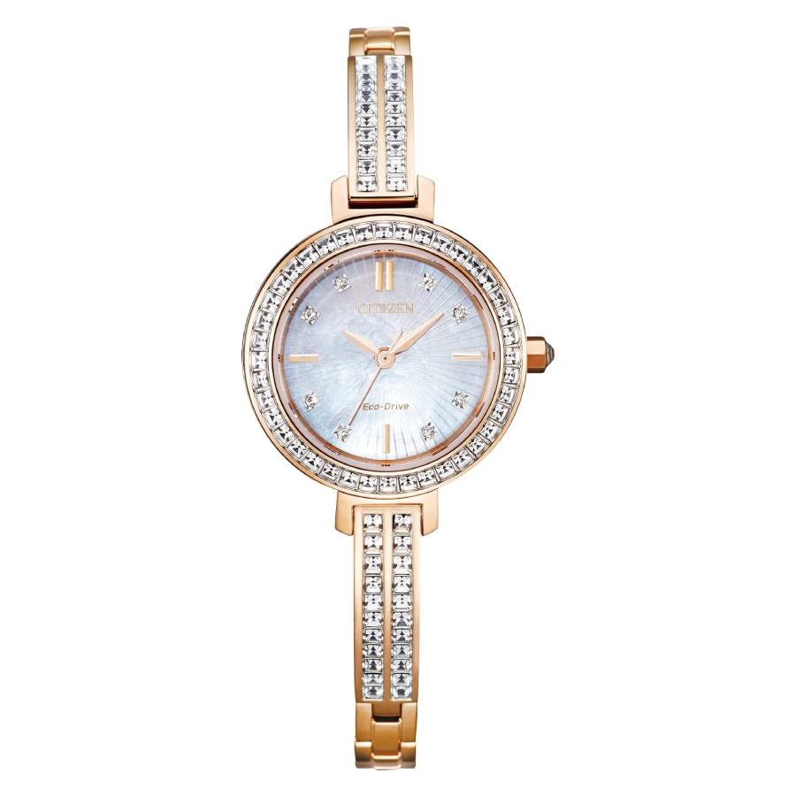 Citizen Silhouette Crystal Eco-Drive Ladies Watch EM0863-53D