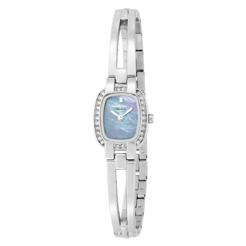 Citizen Silhouette Eco-Drive Mother of Pearl Dial Stainless Steel Bangle Ladies Watch EW9930-56Y