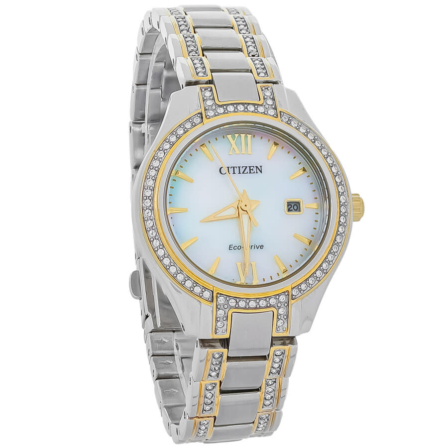 Citizen Silhouette Mother of Pearl Dial Ladies Watch FE1234-50D