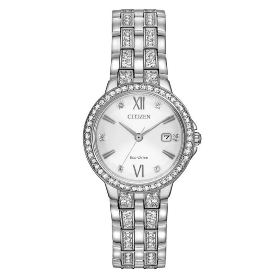Citizen Silhouette Quartz White Dial Ladies Watch EW2341-63A