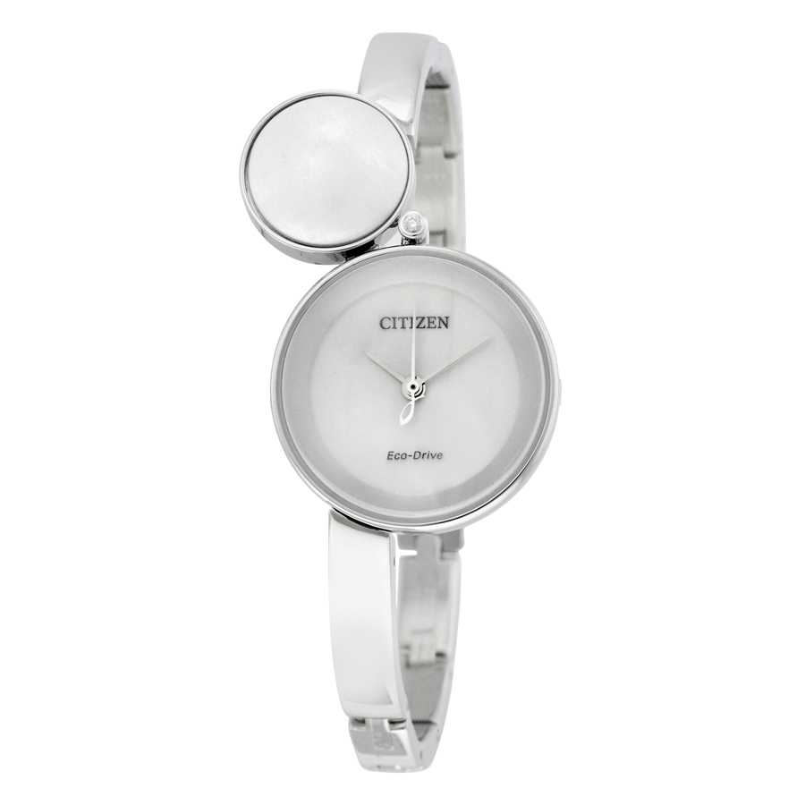 Citizen Silhouette Silver Dial Ladies Watch EW5490-83A