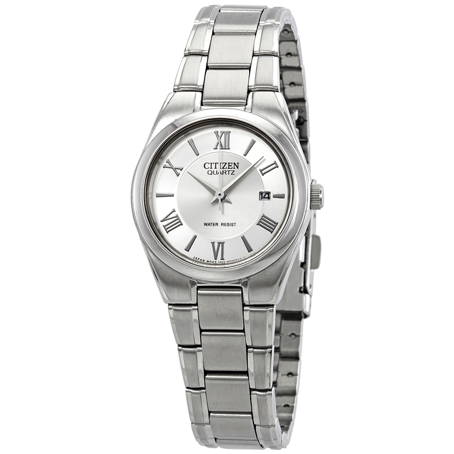 Citizen Silver Dial Stainless Steel Ladies Watch EU3060-51A