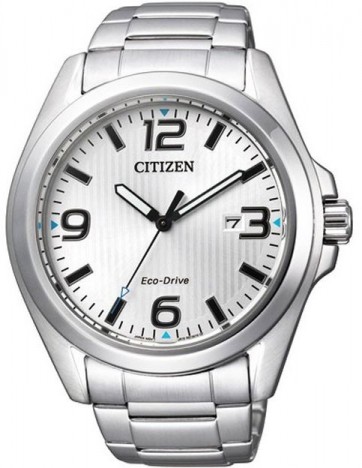 Citizen Eco-Drive Silver Dial Stainless Steel Men's Watch AW1430-51A
