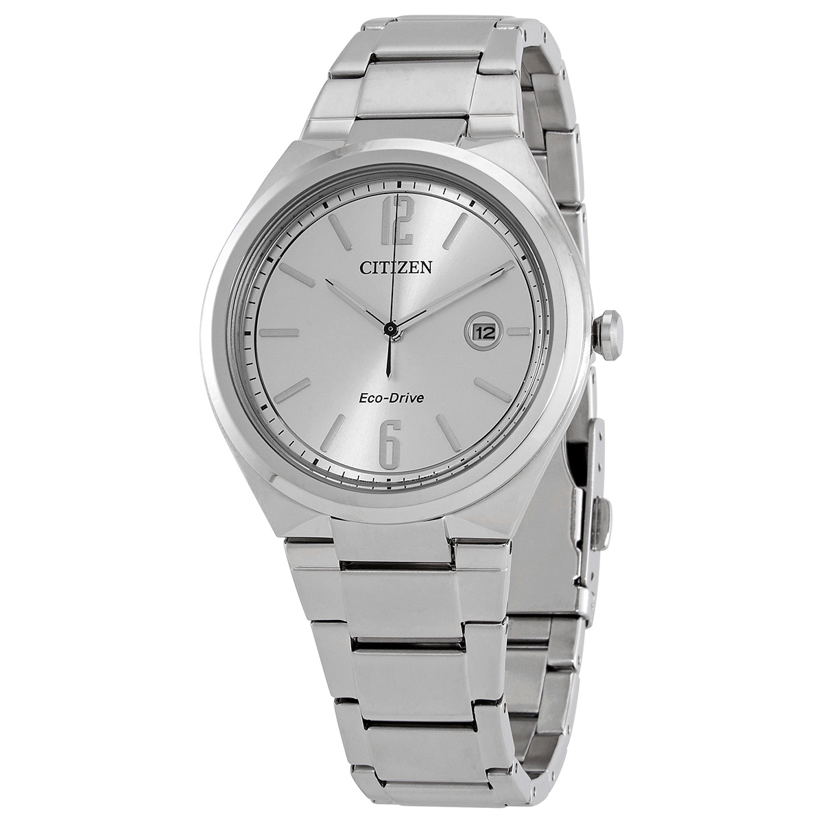 Citizen Silver Dial Stainless Steel Men's Watch AW1370-51A