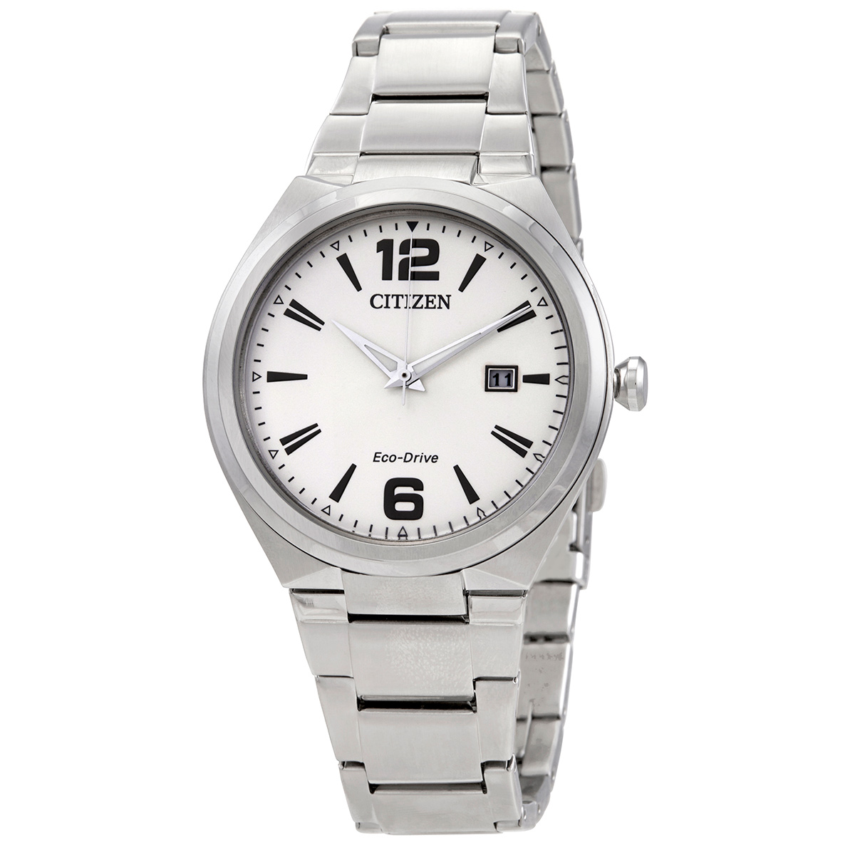 Citizen Silver Dial Stainless Steel Men's Watch AW1370-51B