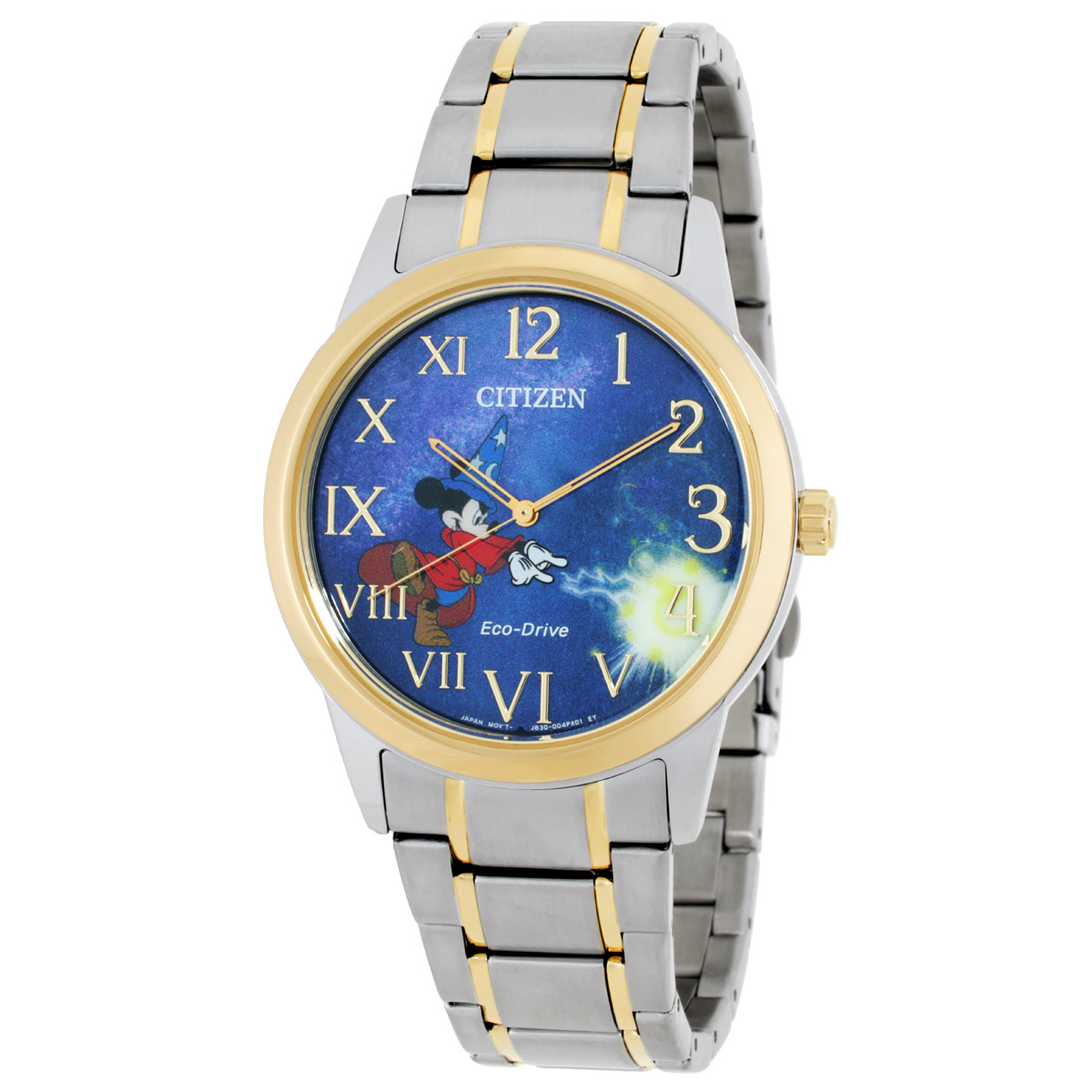 Citizen Sorcerer'S Apprentice Mickey Eco-Drive Blue Dial Watch