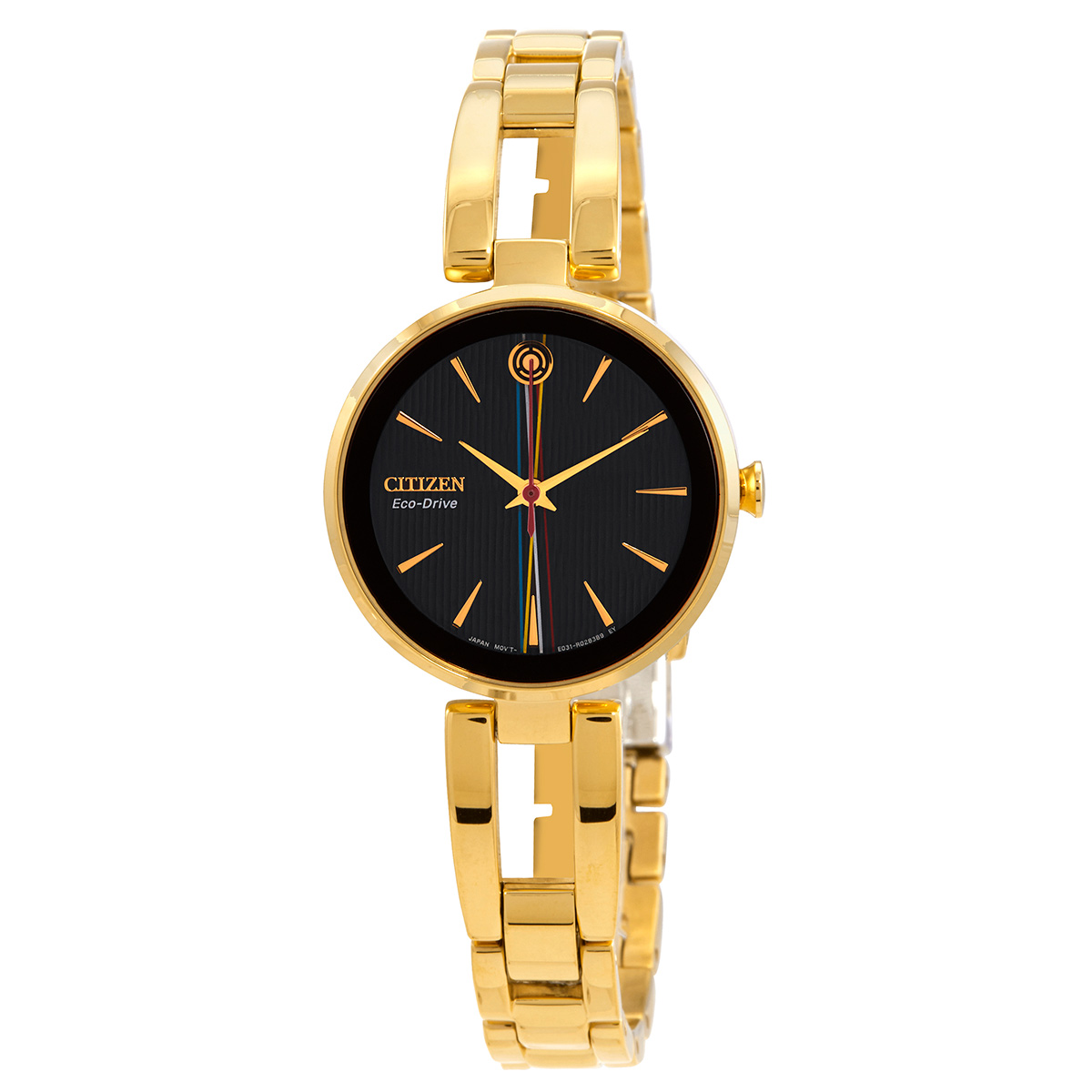 Citizen Star Wars C-3PO Black Dial Eco-Drive Ladies Watch EM0808-51W