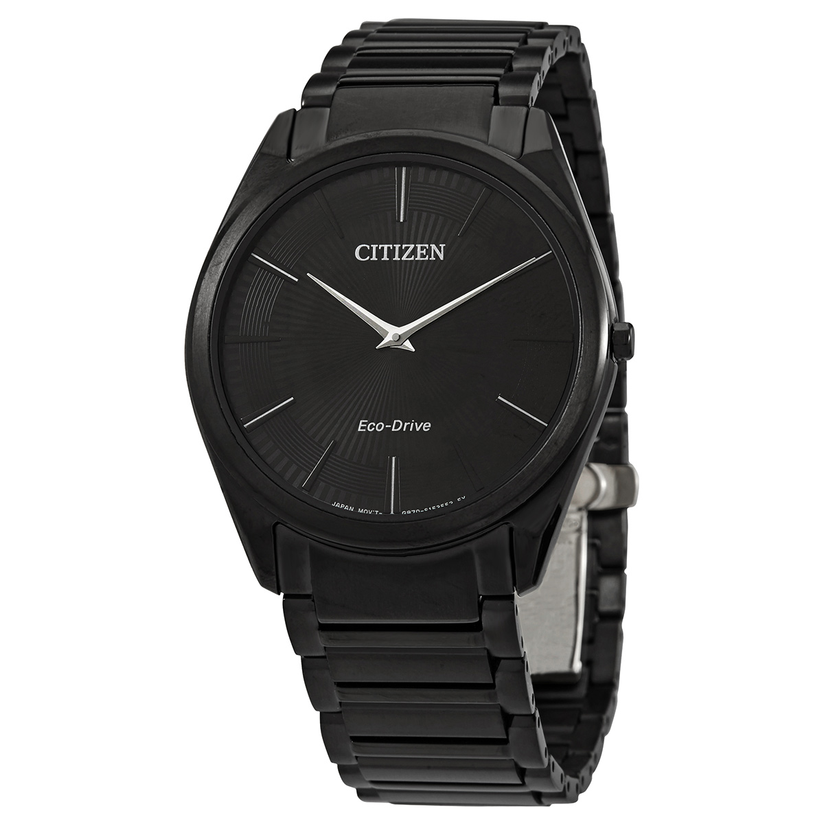 Citizen Stiletto Black Dial Black-plated Men's Watch AR3079-85E