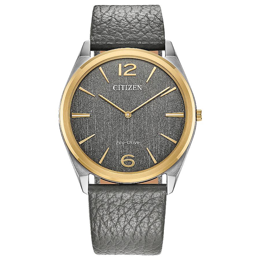 Citizen Suratto Gray Dial Leather Band Watch AR3124-07H