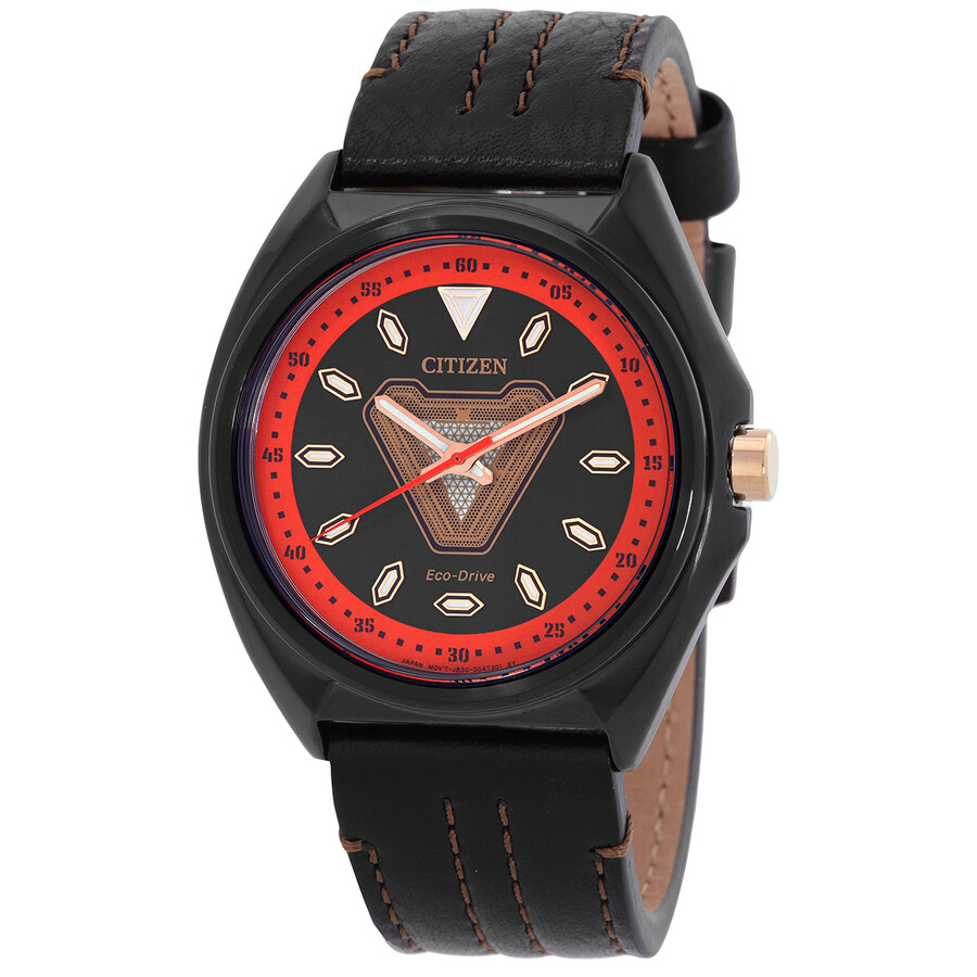 Citizen Tony Stark '63 Eco-Drive Black Dial Men's Watch AW2075-05W