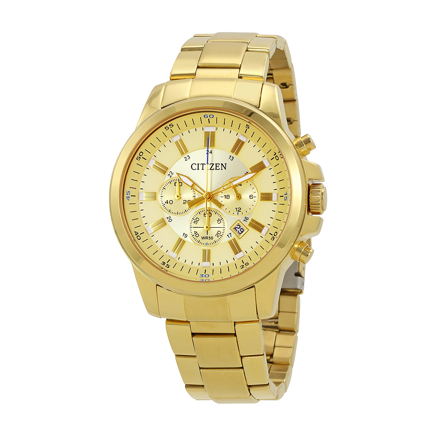 Citizen Urban Champagne Dial Men's Chronograph Watch AN8082-54P