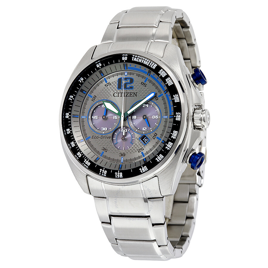 Citizen WDR Eco-Drive Charcoal Dial Men's Watch CA4190-54H ...