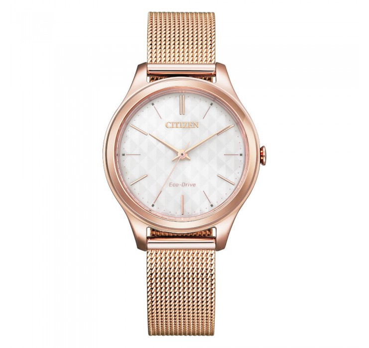 Citizen White Dial Ladies Watch EM0508-80A