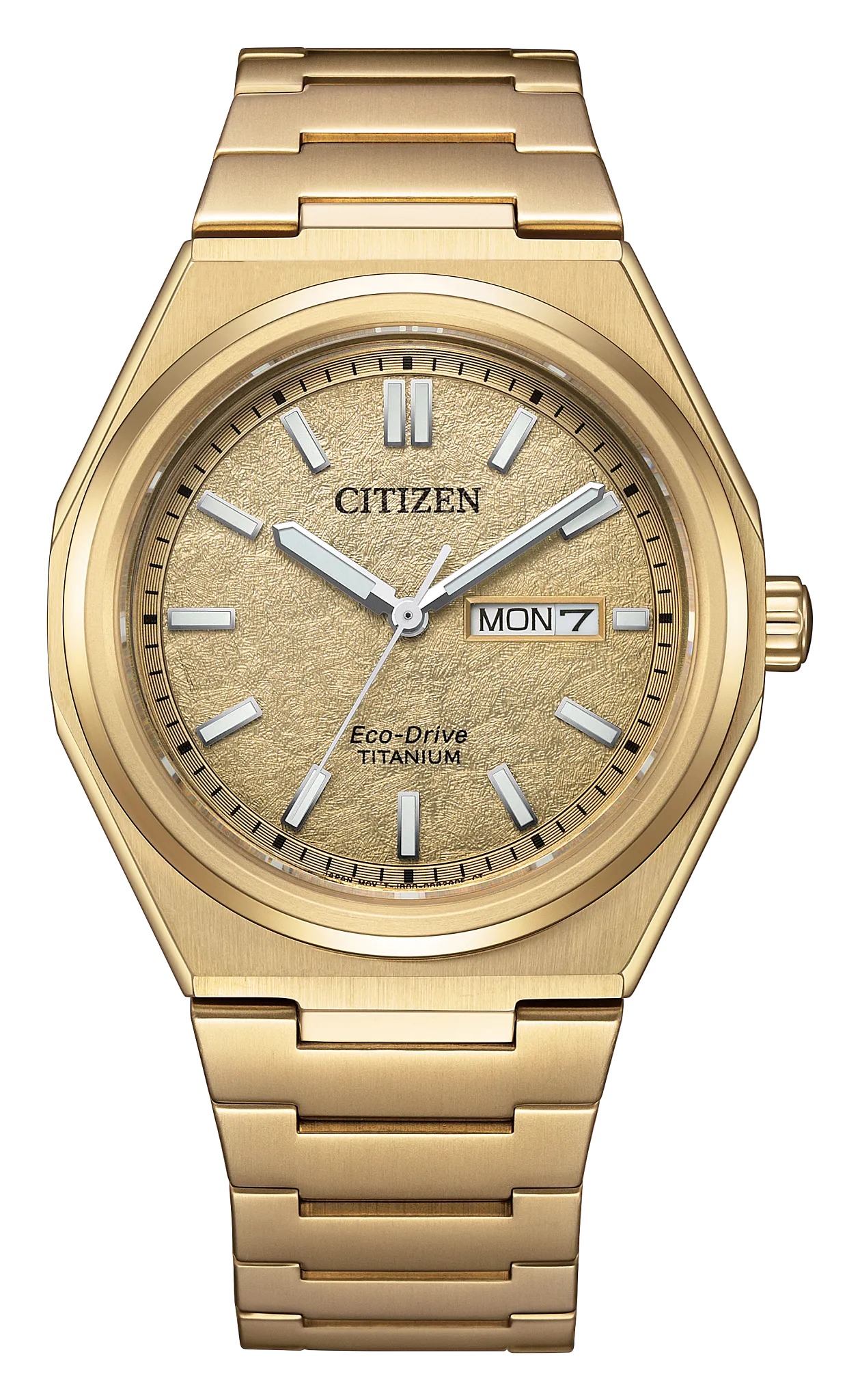 Citizen Zenshin Gold Dial Men's Watch AW0132-55P