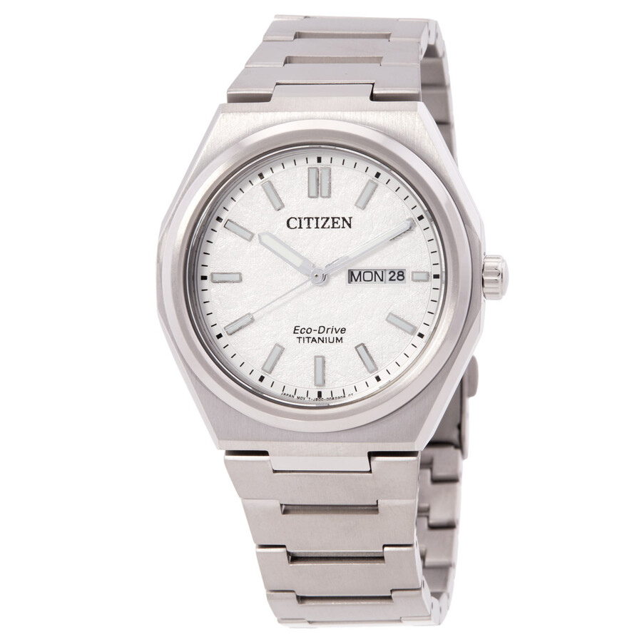 Citizen Zenshin Three-hand White Dial Watch AW0130-85A