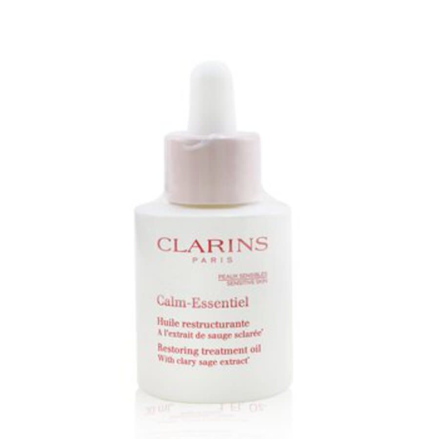 Shop Clarins Calm-essentiel Restoring Treatment Oil Sensitive Skin 1 oz Skin Care 3380810439670 In N/a