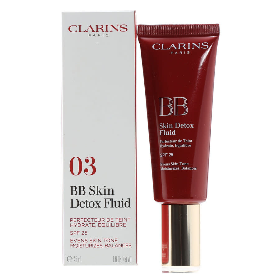 Clarins Ladies Bb Skin Detox Fluide Spf 25 1.6 oz #03 Dark Skin Care 3666057031687