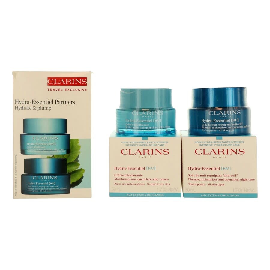 Clarins Ladies Hydra-Essentiel Partners 2 Gift Set Skin Care