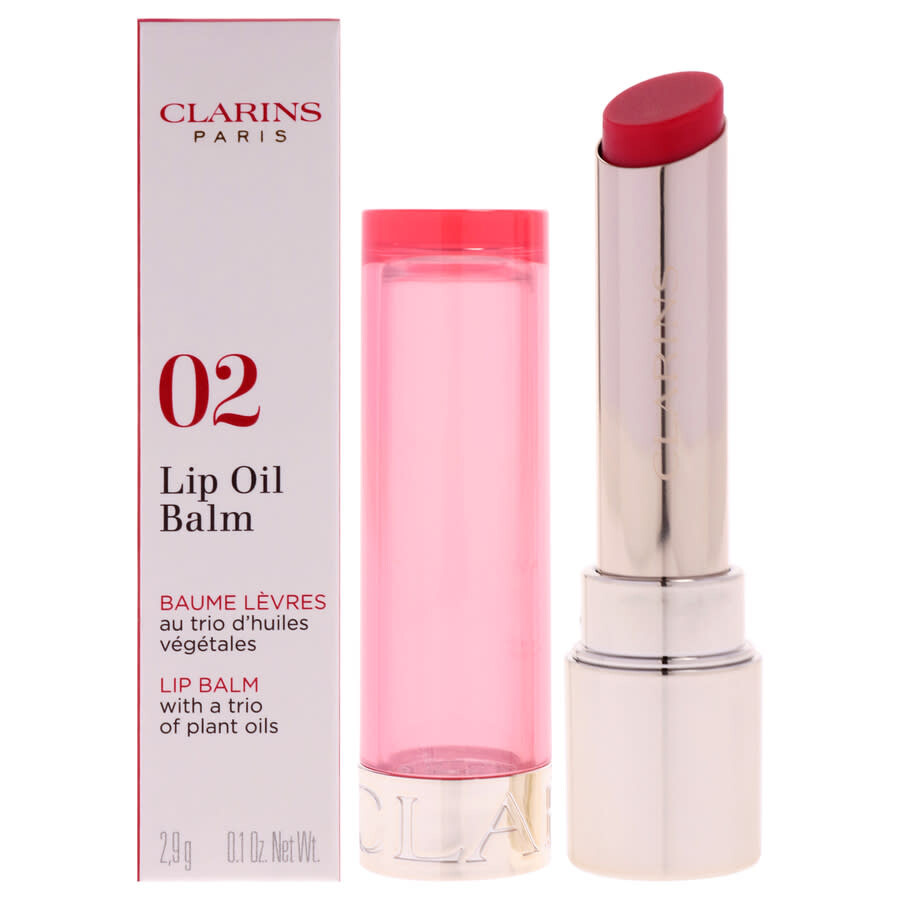 Clarins Ladies Lip Oil Balm 0.1 oz 02 Pitaya Makeup 3666057237133 In Multi
